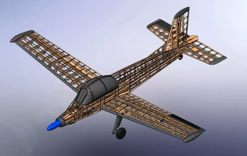 Morane-Saulnier MS.1500 Épervier 2620mm Lasercut Baukasten